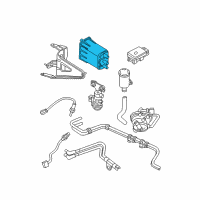 OEM 1997 Dodge Dakota Vapor Canister Diagram - 53032039