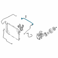 OEM 2008 Kia Sorento Suction Pipe Diagram - 977643E930