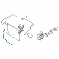 OEM 2007 Kia Sorento Liquid Tube Diagram - 977683E930