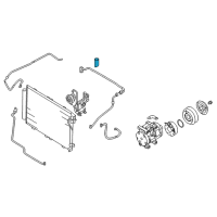 OEM 2003 Kia Sorento Expansion Valve Assembly Diagram - 976263E200