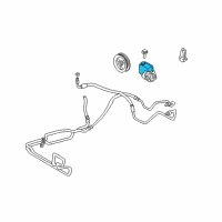 OEM 2003 Pontiac Bonneville Reservoir Kit, P/S Fluid Diagram - 26053383