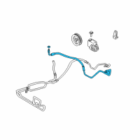 OEM 2000 Buick Park Avenue Hose Asm-P/S Gear Inlet Diagram - 25739393