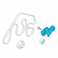 OEM Kia Borrego Auto TENSIONER Diagram - 252803F100