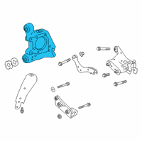 OEM Infiniti Housing Assy-Rear Axle, RH Diagram - 43018-5NA0A