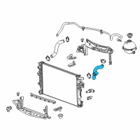 OEM 2018 Buick LaCrosse Upper Hose Diagram - 26215481