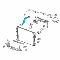 OEM 2019 Buick LaCrosse Lower Hose Diagram - 26215482