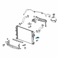 OEM Buick Regal Sportback Sensor-Engine Coolant Temperature Diagram - 12650595