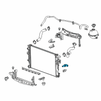 OEM Cadillac XT6 Sensor-Engine Coolant Temperature Diagram - 12650595