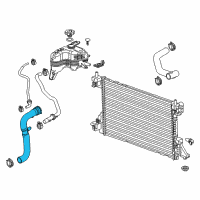 OEM 2014 Cadillac ELR Lower Hose Diagram - 20896267