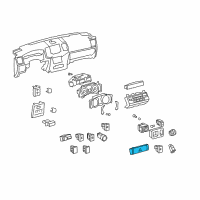 OEM 2011 Toyota Land Cruiser Hazard Switch Diagram - 84332-60280