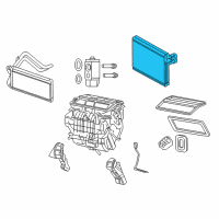 OEM 2015 Jeep Compass EVAPORATOR-Air Conditioning Diagram - 68157051AA