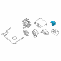 OEM 2016 Nissan Versa Note Sensor-Air Bag Front Center Diagram - 98581-3JA8A