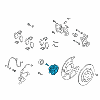 OEM Hyundai Palisade Bearing-Rear Wheel Diagram - 52720-S1000