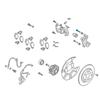 OEM Kia Niro Rod Assembly-Guide(A) Diagram - 581612F300