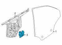 OEM 2021 BMW M440i DRIVE, WINDOW LIFTER, REAR L Diagram - 61-35-9-854-231