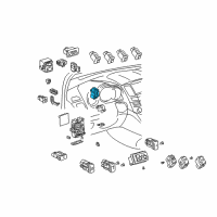 OEM 2004 Lexus RX330 Headlamp Swivel Computer Assembly Diagram - 89940-48010