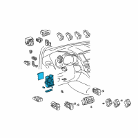 OEM 2006 Lexus RX330 Block Assy, Instrument Panel Junction Diagram - 82730-0W241