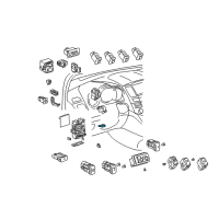 OEM 2006 Lexus RX330 Switch Assy, Stop Lamp Diagram - 84340-35030