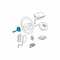 OEM 2006 Buick Rendezvous Coil Asm-Inflator Restraint Steering Wheel Module Diagram - 15899069