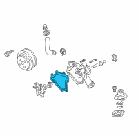 OEM 1996 Dodge Ram 1500 Gasket-Water Pump Diagram - 4483757AB