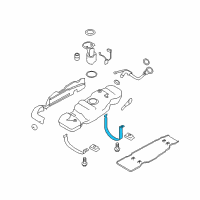 OEM 2011 Ford F-150 Support Strap Diagram - 9L3Z-9054-D