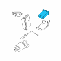 OEM 2000 Chevrolet Blazer Vapor Canister Diagram - 17113328