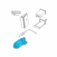 OEM 1995 Chevrolet K2500 Suburban EGR Valve Diagram - 12578040