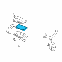 OEM Ford Escape Element Diagram - 5M6Z-9601-AA