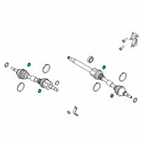 OEM 2020 Ford Edge Axle Assembly Clamp Diagram - F2GZ-3B478-B