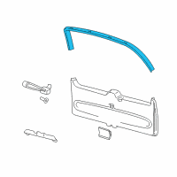 OEM 2016 Ford Expedition Upper Molding Diagram - FL1Z-7842410-BB