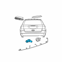 OEM Chrysler Pacifica Sensor-Park Assist Diagram - YK91ABEAA