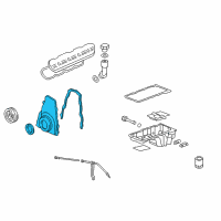 OEM 2020 Chevrolet Express 3500 Front Cover Diagram - 12594939