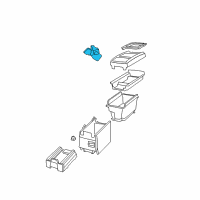 OEM Ram Mat-Console Cup Holder Diagram - 68067764AA