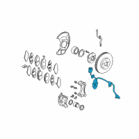 OEM Honda Pilot Sensor Assembly, Right Front Diagram - 57450-S9V-A01