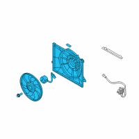 OEM Hyundai Sonata Blower Assembly Diagram - 25380-0A250