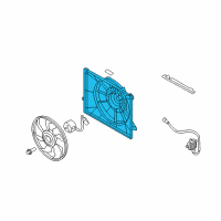 OEM Hyundai Sonata SHROUD-Radiator Diagram - 25350-3K280