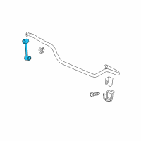 OEM 2011 Jeep Grand Cherokee Link-STABILIZER Bar Diagram - 68069655AC