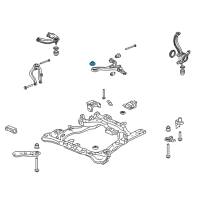 OEM 2007 Honda Accord Bush Assembly, Front Compliance Diagram - 51394-SDB-A11