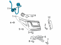 OEM Lexus NX450h+ SOCKET & WIRE, RR CO Diagram - 81555-78180
