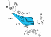 OEM Lexus NX250 LENS & BODY, RR COMB Diagram - 81551-78180