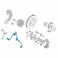 OEM 2017 Hyundai Sonata Sensor Assembly-Front ABS.LH Diagram - 59810-C1000