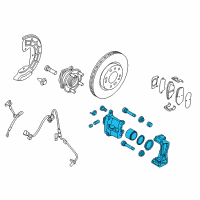 OEM 2016 Hyundai Sonata CALIPER Kit-Front Brake, LH Diagram - 58180-C2A20