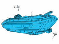OEM 2022 Honda Civic W-HEADLIGHT ASSY-, L Diagram - 33150-T20-A22