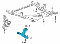 OEM Buick Encore GX Lower Control Arm Diagram - 42762056
