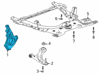 OEM 2021 Chevrolet Trailblazer Knuckle Diagram - 42757359