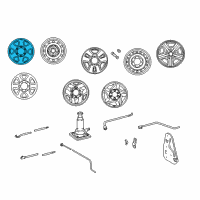 OEM 2001 Toyota Tacoma Wheel, Steel Diagram - 42601-04180