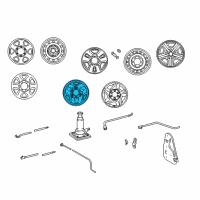 OEM 2003 Toyota Tacoma Wheel, Disc Diagram - 42601-04200