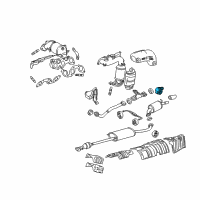 OEM 2009 Toyota Highlander Mount Insulator Diagram - 17577-20030