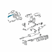 OEM Lexus RX400h Insulator, Exhaust Manifold Heat, NO.1 Diagram - 17167-20120