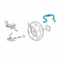 OEM Hyundai Venue Hose Assembly-Brake Booster Vacuum Diagram - 59130-K2200